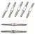 Yeah Racing 64 Titanium Turnbuckle Set 6Pcs XR-T4-026