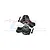 GPM Aluminium Rear Hubs with Bearings 2Pcs - Black MAK022-BK