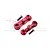 GPM Aluminium Steering Assembly Brace 2Pcs - Red SB048A-R