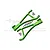 GPM Aluminium Front Lower Suspension Arms 2Pcs ER055-G