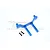 GPM Aluminium Front or Rear Body Post Mount 1Pc - Blue SST201F/R-B