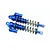 GPM Aluminium 170mm Rear L-Shape Piggy Back Adjustable Shocks - 2Pcs SB170R/L-B-BK