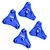 GPM Aluminium Tamiya Wheel Hexes 4Pcs - Blue HS2010-B
