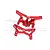 GPM Aluminium Front and Rear Shock Towers 2Pcs - Red LMB2830-R