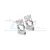 GPM Aluminium Steering Hub Carriers (C-Hubs) 2Pcs - Silver LMB019-S