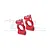 GPM Aluminium Steering Hub Carriers (C-Hubs) 2Pcs - Red LMB019-R