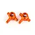 Traxxas Aluminium Front Steering Hubs 2Pcs - Orange 6837A