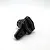 A black Reefs RC aluminium 25T servo saver shown from an angled perspective against a white background.