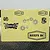 A rectangular sheet of Reefs RC stickers featuring various logos, text, and gear graphics on a yellow backing paper.