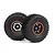 Maverick Doha Wheels on 12 Spoke Orange Rims 2Pcs - Glued Wheels 150737