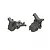 ARRMA Front and Rear Bulkheads 2Pcs ARA-1082