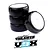 Volante 1/10 V9X Evolution 32R Premium Rubber Tyre on White Speed Rims - Glued Wheels 4Pcs V9XE-PG32R