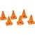 Losi 2.75" Course/Track Cones 6Pcs LOSB1107