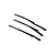 Pandora RC 1/10 Normal Type Left Hand Drive Windscreen Wiper Set 3Pcs - Black PAC-574