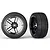 Traxxas 1.9" Response Extra Wide Rear Tyres on Black Chrome Wheels - Glued Wheels 2Pcs 8374