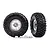 Traxxas 2.2" Canyon Trail Tyres on Classic Chrome Wheels - Glued Wheels 2Pcs 8184