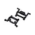 Traxxas Front and Rear Bumper Mounts 2Pcs 9837