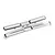 Traxxas Front and Rear Bumpers 2Pcs - Chrome 9834