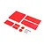 Losi 1/10 Wing Panel Set - Red LOS-1895