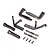 Losi 1/10 Header Set - Black Chrome LOS-1896