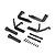 Losi 1/10 Header Set - Matte Black LOS-1897