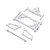 Losi 1/10 Front Wing Mount Set - White LOS-2404