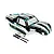 Losi 1/5 MTXL Painted Body Shell - Black LOS250013