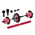 GPM Carbon Steel and Aluminium Complete Differential Set - Red TXMM3747-R