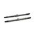 Two silver-coloured metal RC turnbuckles with threaded ends and a central hexagonal adjustment section, isolated on a white background.