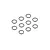 XRAY 6x7.5x1mm Washers 10Pcs 962061