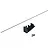 Pandora RC 1/10 Movable Connection Rod set including a long metal rod, a black plastic mounting block, and two small screws.