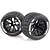 Louise 2.8" MT-Rocket Tyres on Black Rims - Glued Wheels 2Pcs L-T3201BB