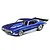 Losi 22S 1969 Camaro No Prep RC Drag Car Electric Brushless 2WD 1/10 Scale RTR - Blue LOS03035T2