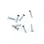 Du-Bro 3x12mm Coarse Thread Countersunk Head Screws 8Pcs 2298