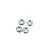 Du-Bro 4mm Silver Steel Nuts 4Pcs 2106
