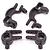 RPM Black Slash 4WD/Stampede 4WD/Telluride/Rally Steering Hub & Hub Carrier Set 73592