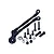 GPM Black Aluminium 25T Hi-Torque Servo Saver with Tie Rod Set - Black LB025TM-BK