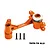GPM Aluminium Steering Assembly Set with Servo Saver - Orange UDR048-OR