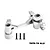 GPM Aluminium Steering Assembly Set with Servo Saver - Silver UDR048-S