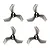 BetaFPV 40mm 3-Blade Propeller Set 4Pcs - Transparent Black 01110004