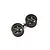Kyosho 1.7" 5 Spoke Black Rims 2Pcs OTH244BK
