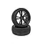 Maverick 1.9" Phantom XB Front Wheels Mounted on Black 5 Spoke Rims 2Pcs - Glued Wheels 150085