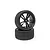 Maverick 1.9" Phantom XB Rear Wheels Mounted on Black 5 Spoke Rims 2Pcs - Glued Wheels 150086