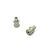 Two Kyosho short shock bushings made of metallic grey material, shown from different angles on a white background.
