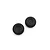 Kyosho 1.0" Interco Tyres on Multi Spoke Black Rims 2Pcs - Glued Wheels MXTH003B