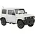 A white 1/24 scale model of a Suzuki Jimny JB64 SUV, showing the front three-quarter view against a white background.