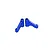 GPM Aluminium Front Chassis Brace 2Pcs - Blue LM016F-B