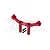 GPM Red Aluminium ARRMA GRANITE 4x4 Rear Body Post & Mount Set MAG201R-R