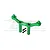 GPM Green Aluminium Rear Body Post & Mount Set MAG201R-G