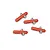 GPM Aluminium Front and Rear Body Posts 4Pcs - Orange MAVE201FR-OR